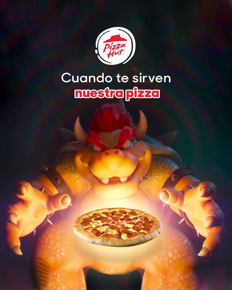 PizzaHutVzla's tweet photo. La fiebre de Súper Mario Bros llegó a Pizza Hut 🍕🍄❤️👸🏎️

¿Con cuál meme te identificas? 🤔

#pizzahut #pizza #pizzahutvzla #caracas #Abril #PepperoniLover #MarioBros #SuperMarioBros #Pelicula https://t.co/ESTcD49EUw
