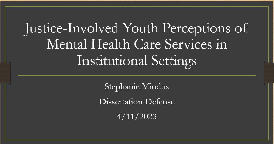 Successfully defended my dissertation today 🎉