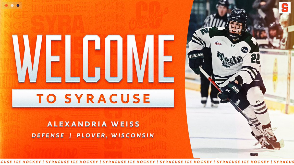 CuseIce's tweet photo. On defense for the 2023-24 season #4 — Alexandria Weiss! 

#ichuSe https://t.co/wnbTmTXLZS