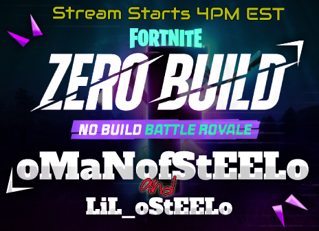 oMaNofStEElo's tweet photo. Fortnite with LiL_SteeL.. PIE CHALLENGE....| #BestBotDad | Thunder Dome Stream Team #Kickstreaming #Kick #makinglegends https://t.co/a9PleRxM8c
