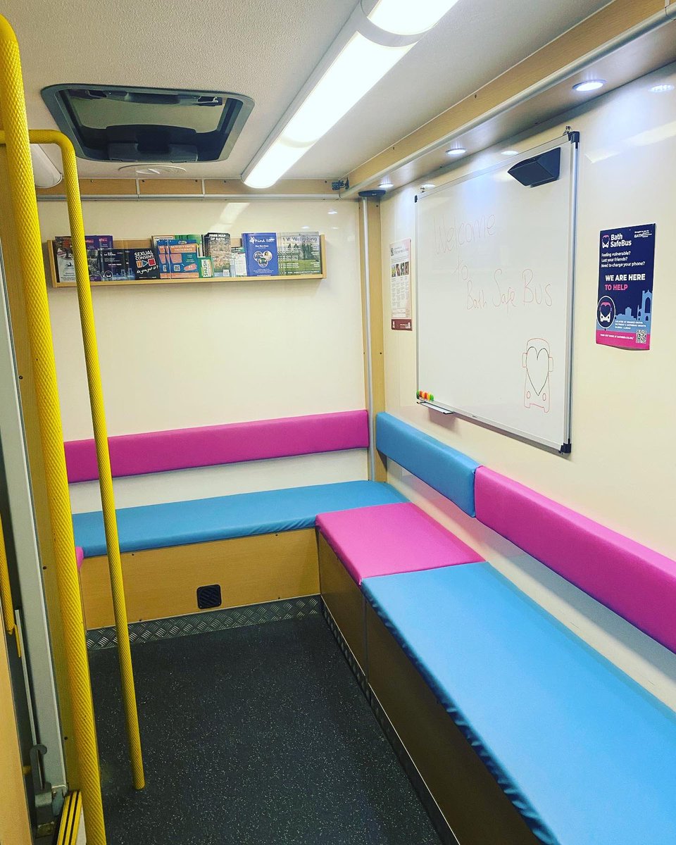 Bath Safe Bus on Twitter "What's inside the bus? 🤔 The Bath Safe Bus has plenty of seating for