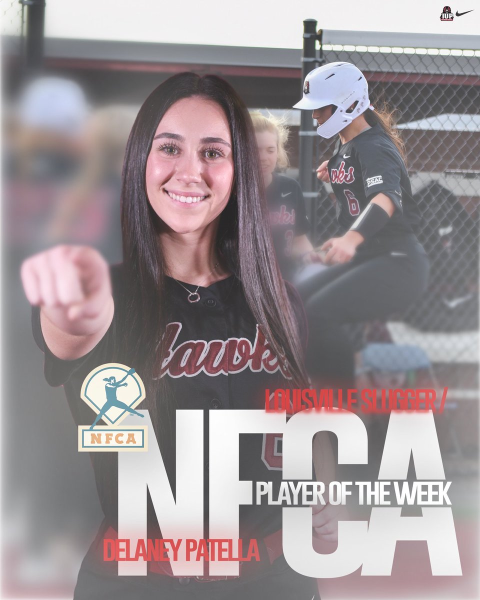 IUPsoftball's tweet photo. Our Louisville Slugger 🤩

Delaney was named the Louisville Slugger/NFCA Division II Player of the Week! 

📰 https://t.co/DO6OaYPsiz

#TalonsUp https://t.co/167eotNOWJ