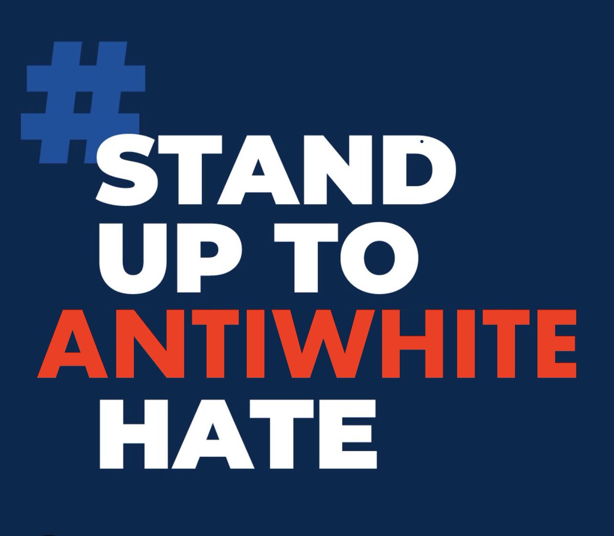#ShabbatOfPeaceNotHate #NoPlaceForHate 
#StandUpToAntiwhiteHate✊🏻 #SayNoToHate