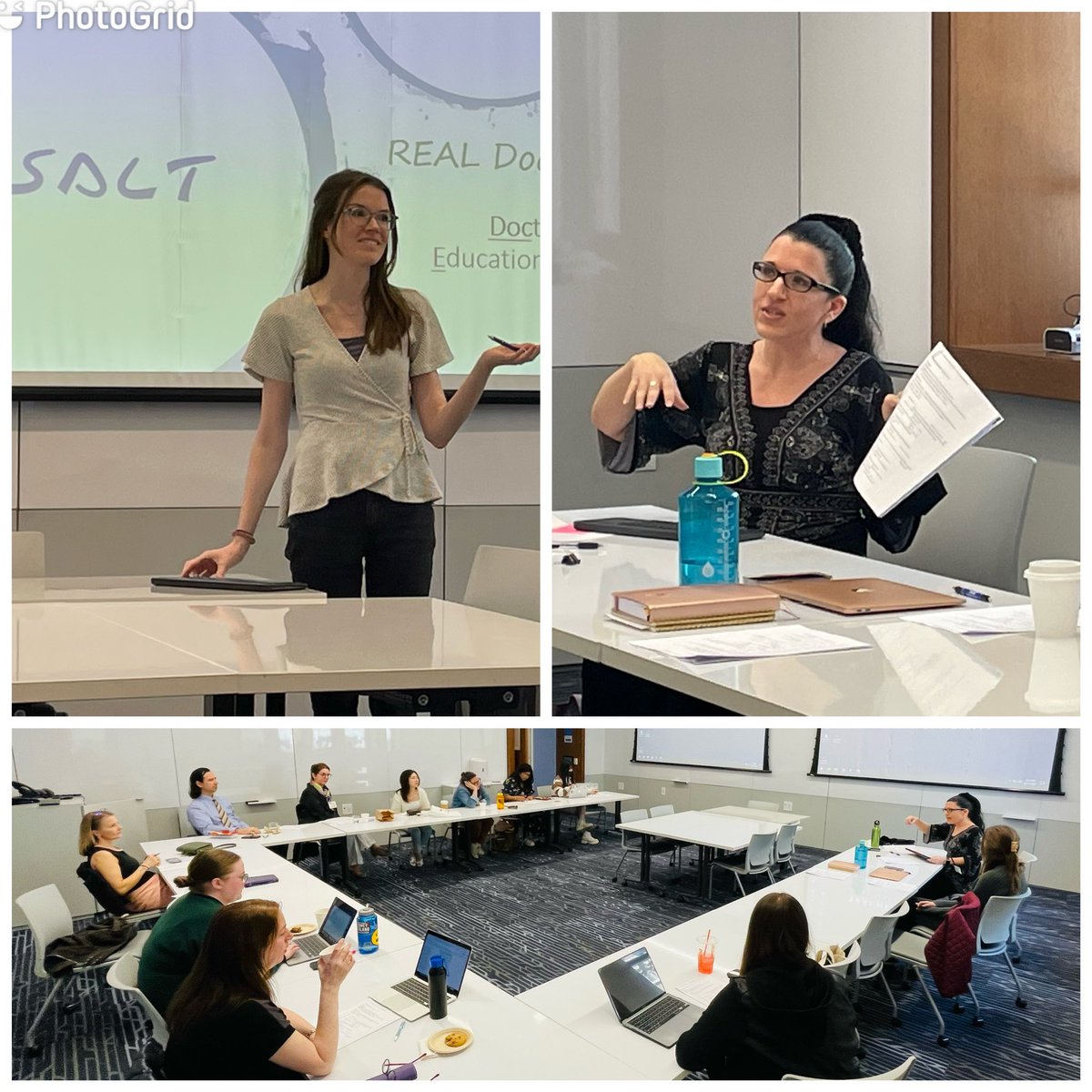 tcsaltjournal's tweet photo. Our very first back-to-in-person #REALDoc on co-teaching interaction was a true delight. https://t.co/ntQWPYFvrk