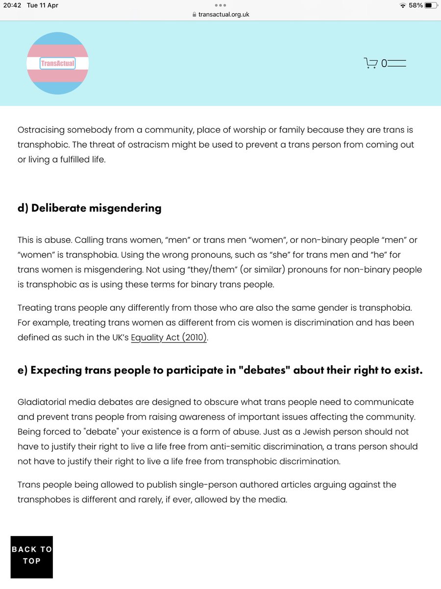 trudiebakescake's tweet photo. For those of you passing posts onto v, please show her this one. I don’t care what she’s saying about me, she is in the wrong. Misgendering deliberatly for your own agenda is transphobic. And those of you I can see sympathising with her please unfollow/block me. #donewiththis https://t.co/G6uHgUYcAZ