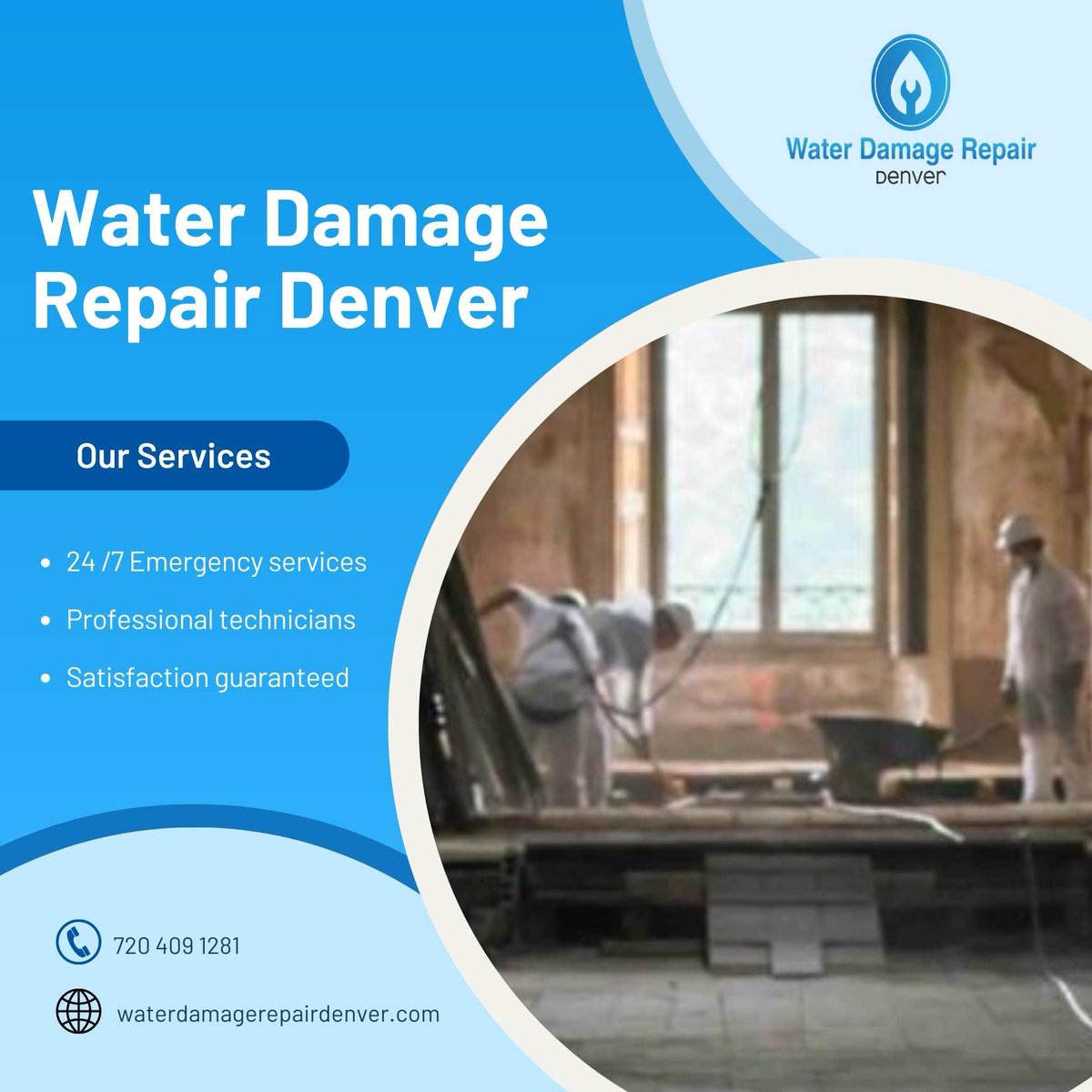 damage_denver's tweet photo. Our Water Damage Repair Denver team of certified professionals is equipped to handle any water damage emergency with precision &amp; efficiency

Call Us 702-964-1543!
Visit us https://t.co/652w6YbeI8

#WaterDamageRepairDenver #DenverWaterDamage #WaterDamageRestorationDenver #Flood https://t.co/euY0LsymzP
