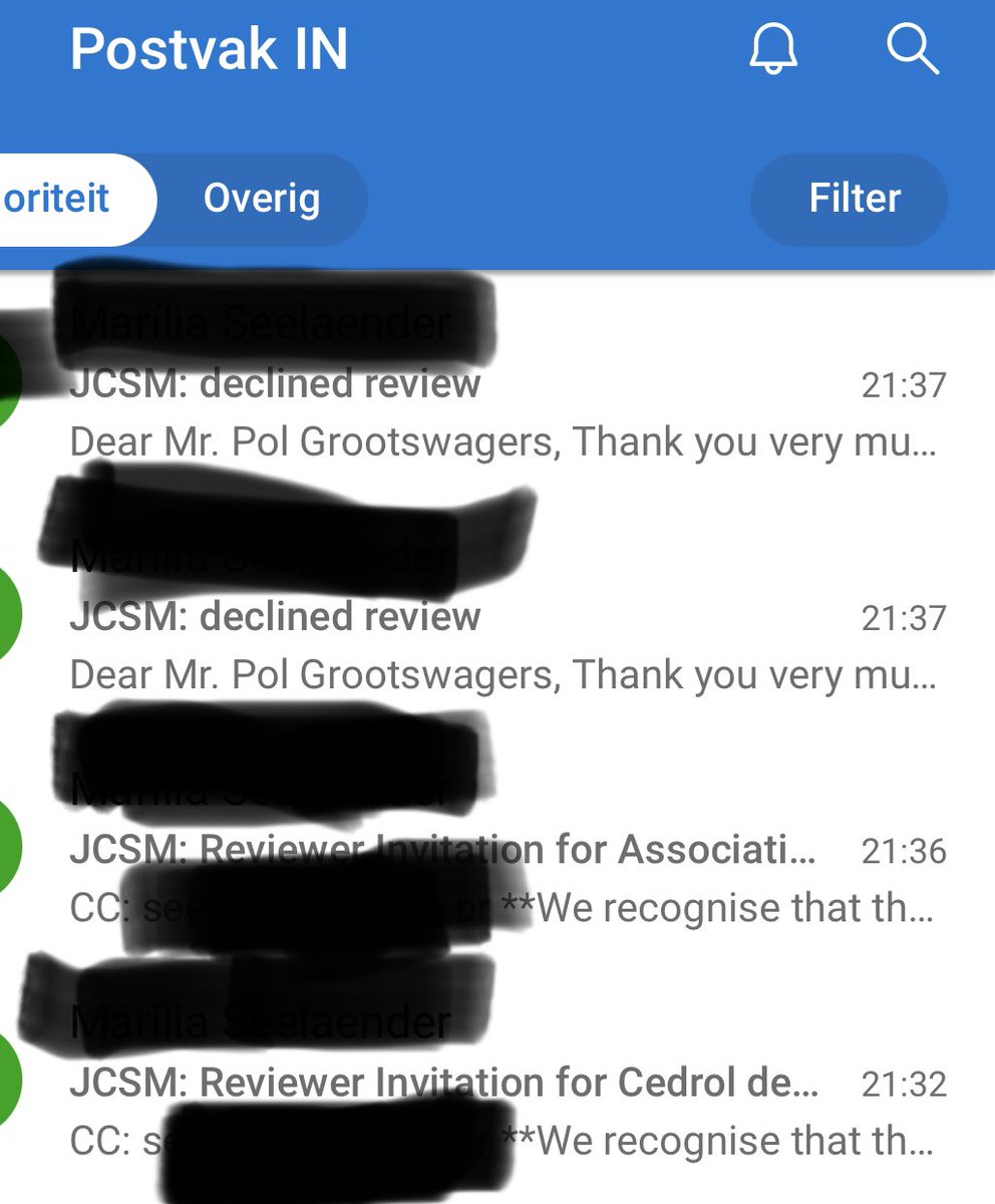 Two review invitations within 4 minutes, beyond my expertise, while I am currently reviewing a manuscript for the same journal (#jcsm)… 
👋 #quietquitting or broken system?