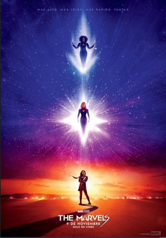 Ya se encuentra disponible el primer tráiler de #TheMarvels  de #Marvel Studios #película protagonizada por Brie Larson, Teyonah Parris, Iman Vellani, Samuel L. Jackson, Zawe Ashton y Park Seo-joon youtube.com/watch?v=8wi4gX… estreno 9 nov  #sandymoon #disecciontv #rt