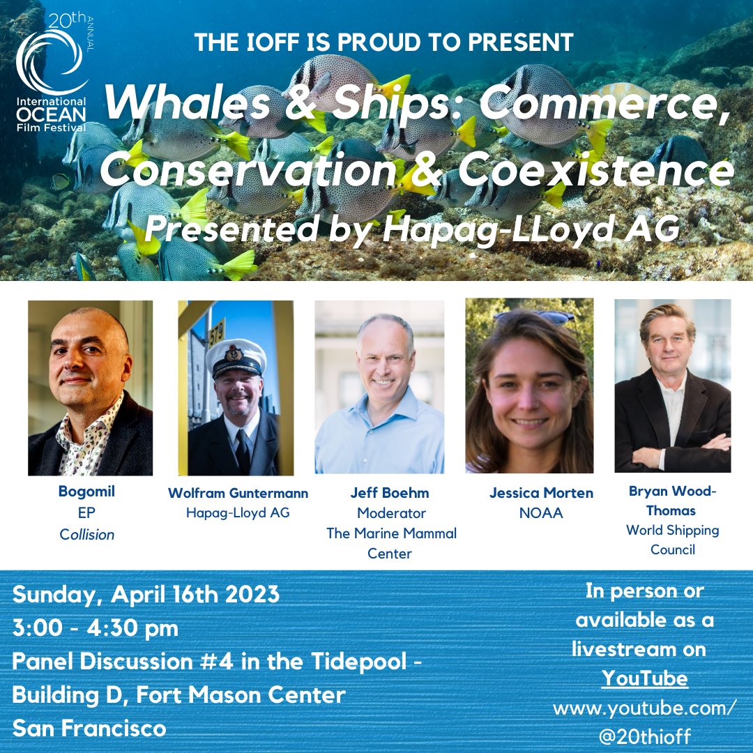 This weekend we have several exciting panel discussions! 🌊Engaging Local Communities in Ocean Conservation 🌊Deep Sea Mining 🌊Collaborative Approaches to Marine Protected Areas 🌊Whales & Ships: Commerce, Conservation & Coexistence