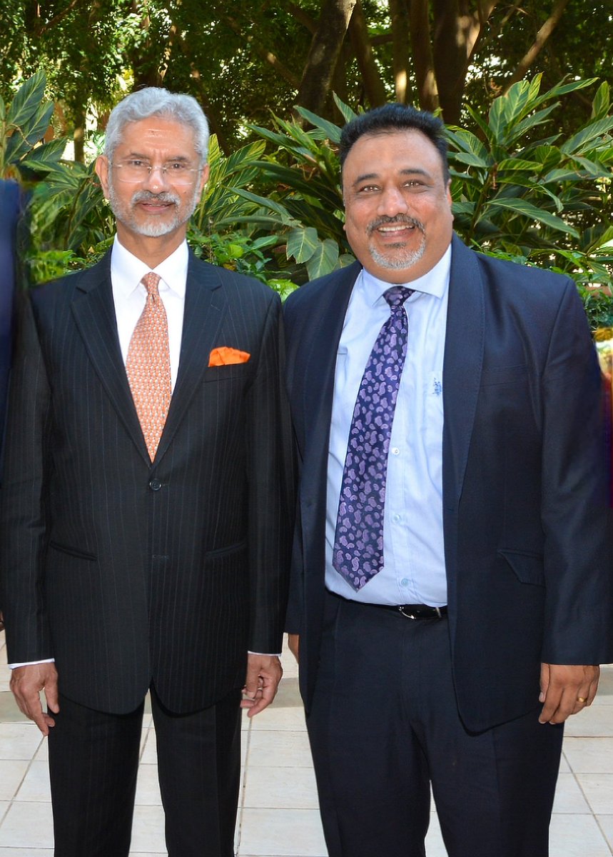 Had the privilege of being part of the team that Welcomed Dr. S. Jaishankar, The Honourable Minister of Extemal Affairs
of the Government of India to Uganda, "The Pearl of Africa"