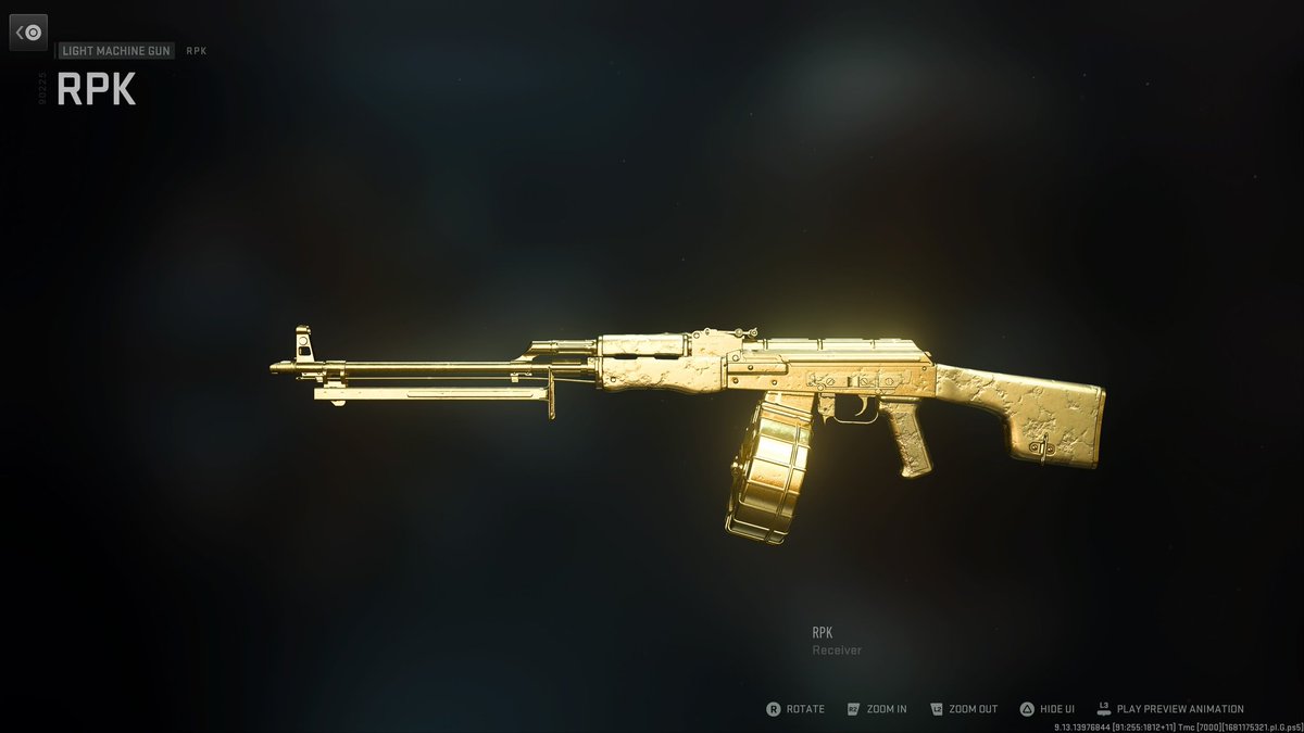 RJPhantomGG's tweet photo. This week's update on the #RoadToOrion, I got the RPK and SPR gold. Also not only the Kodachis gold, but platinum.

#callofduty #modernwarfare #ModernWarfare2 #MW2 #RoadToOrion #supportsmallcontentcreators https://t.co/EwqzK2UdwR
