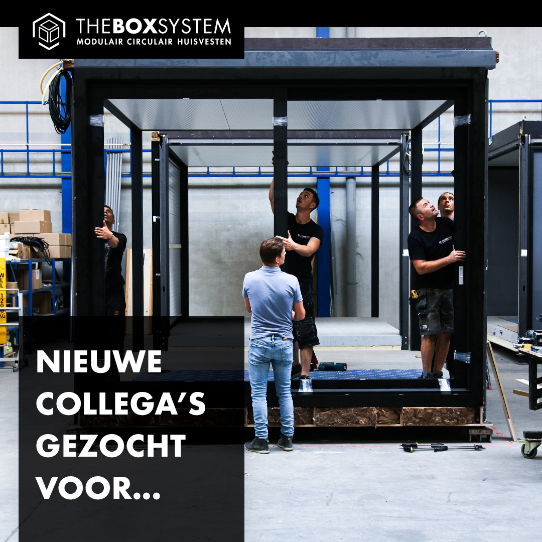 THEBOXSYSTEM_NL's tweet photo. Huisvestingsoplossingen van THEBOXSYSTEM zijn modulair en circulair. Het ontwerpen, produceren en plaatsen gaat razendsnel. Maar we hebben steeds meer werk. Daarom zijn we op zoek naar jou!  Een ambitieuze werkvoorbereider.

Stuur je motivatie en CV naar info@theboxsystem.nl https://t.co/C2jyeMQdgl