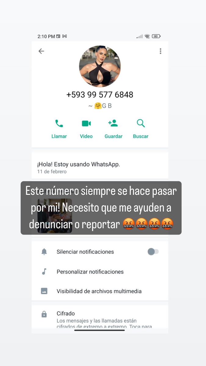 Hace algún tiempo esta persona se hace pasar por mi, pidiendo favores y dinero para supuestamente ayuda humanitaria. 
<a href="/FiscaliaEcuador/">Fiscalía Ecuador</a> <a href="/PoliciaEcuador/">Policía Ecuador</a> 
Por favor ayúdenme a denunciar y compartir esta información para que personas de buen corazón no caiga en este tipo de estafas.