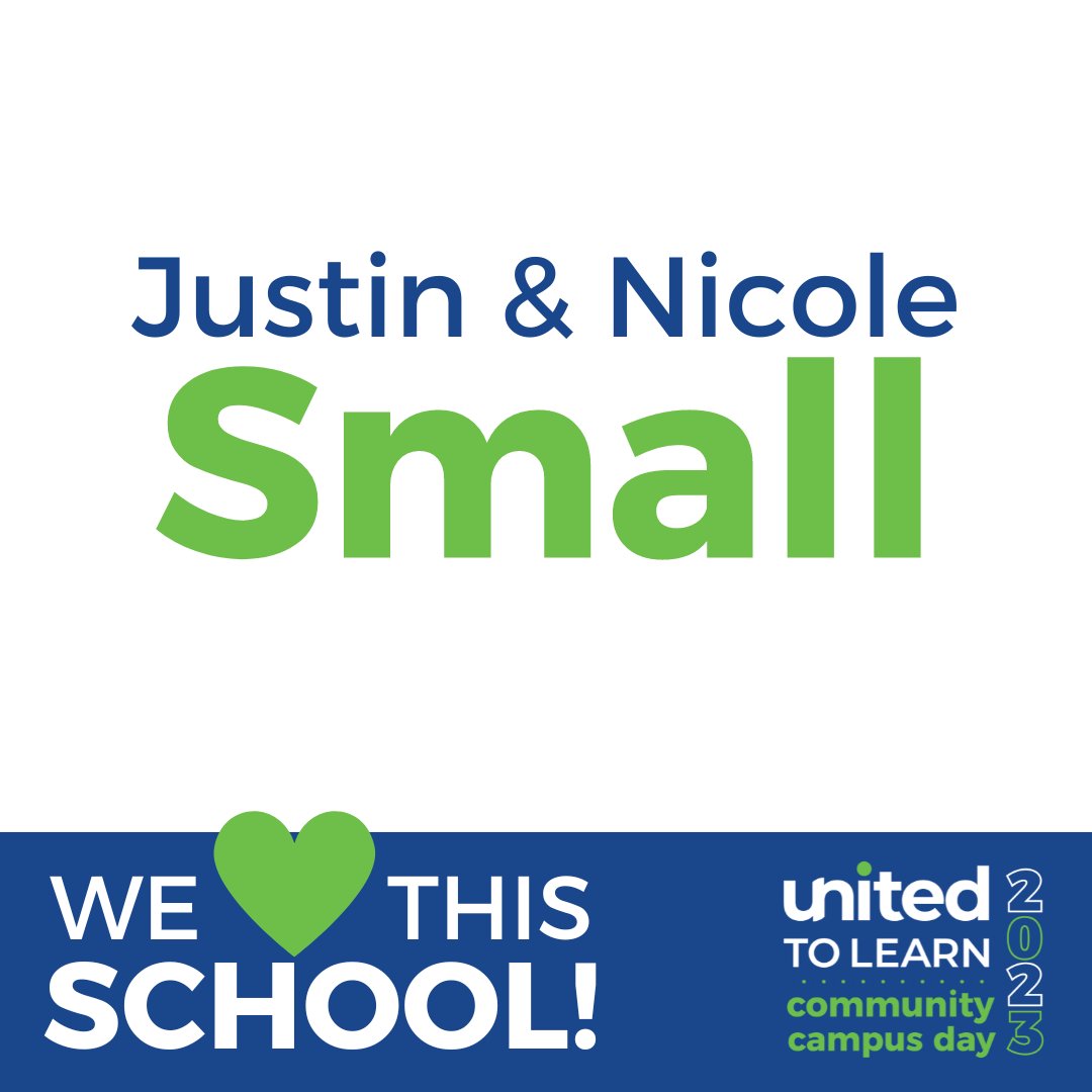 unitedtolearn's tweet photo. Thank you to Justin and Nicole Small for supporting Community Campus Day! We are excited to build a leveled library with you @RobertsDISD on Saturday, April 22!
#unitedtolearn #u2lccd #CCD2023 #u2llovesdallasisd #u2lschools #dallasisd https://t.co/u9h7YIU0l3