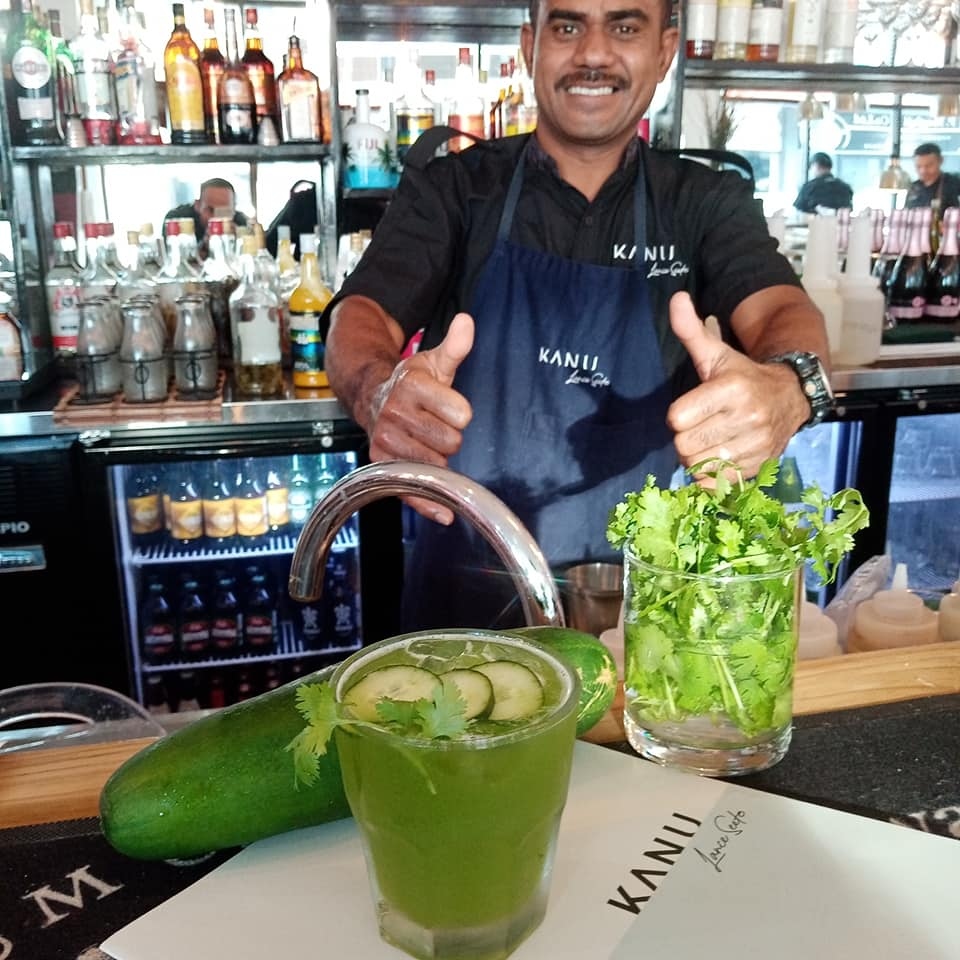 mykaifiji's tweet photo. Get your GREENS ๐๐ฟ๐งโ๐ค๐ฅ๐๐ฅ
Fresh-pressed juices are on the menu every day!
Get ALL the specials:
https://t.co/H2sBvqPH5U
#fiji #greenjuice #happyhour #ilovecilantro #kanuexperience #kanufiji #localproduce #nadi #nadieats #onlyatkanu https://t.co/SFU34kntnl