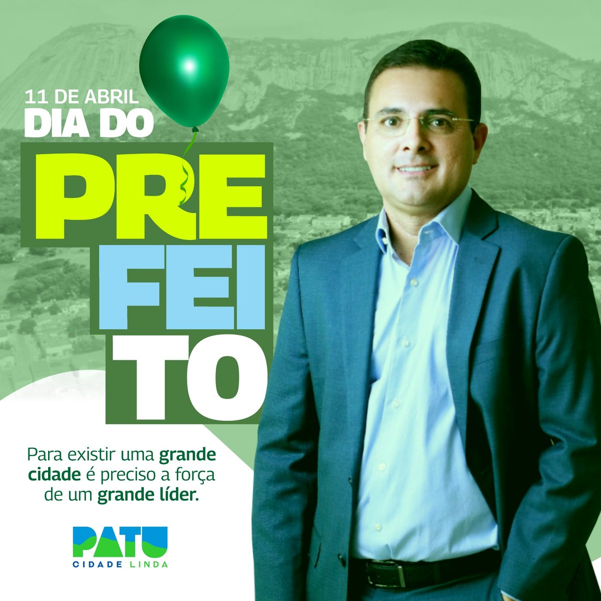 GovernoPatu's tweet photo. O Governo de Patu, em nome de todos que fazem parte da administração pública municipal e do povo de Patu, parabeniza o Prefeito @RivelinoCamara por aceitar o grande desafio de conduzir o futuro
da nossa cidade, cuidando de cada recanto e atento às necessidades de sua população. https://t.co/Sv0zjOfiO4