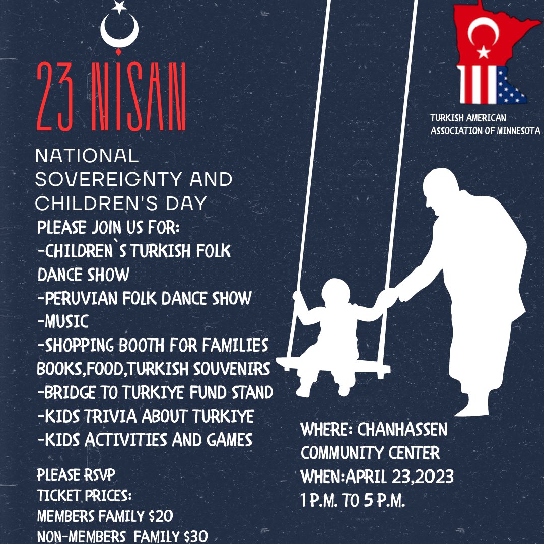 TAAMorg's tweet photo. Join us in celebrating the 103rd National Sovereignty and Children's Day! 🇹🇷✨ TAAM is organizing a special event to commemorate this important occasion and we want YOU to be a part of it. 🎈👨‍👩‍👧‍👦 Come and join us for a day filled with fun, music, and culture. #23Nisan https://t.co/lLyW1dLgJq