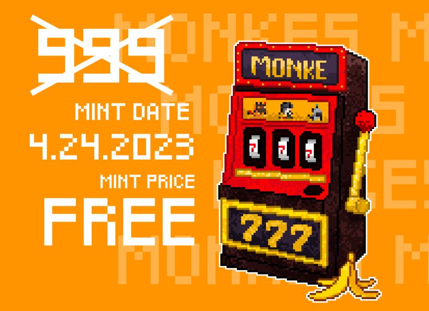 📢Big announcements  🔥
        Mint date 4.24 🔥
🐒MONKES supply to 777 (instead of 999 as before)

🟧Last giveaway 🎉
      5x #Monkelist  🎟️

 1⃣Follow Rt, Like &amp; Tag 2 Monkes
 2⃣Interact any TW a to increase your chances! #OrdinalNFTs #Bitcoin  $DMKD #Ordinals