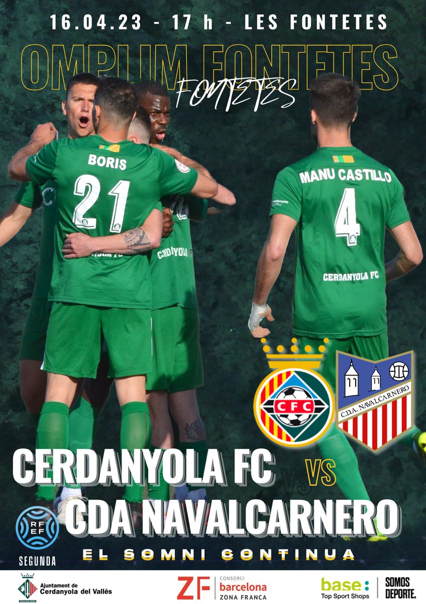 CERDANYOLAFC's tweet photo. #2rfef5

🧐Us agrada el 6?
😍A nosaltres molt!! Sobretot si significa que aquest diumenge pot ser la 6a jornada sumant!!!!

🏟️I a Fontetes ens farem + forts que mai!!

💪🏻Us esperem a les 17 h!!!

#futcat #lliga https://t.co/RPKllwAIja