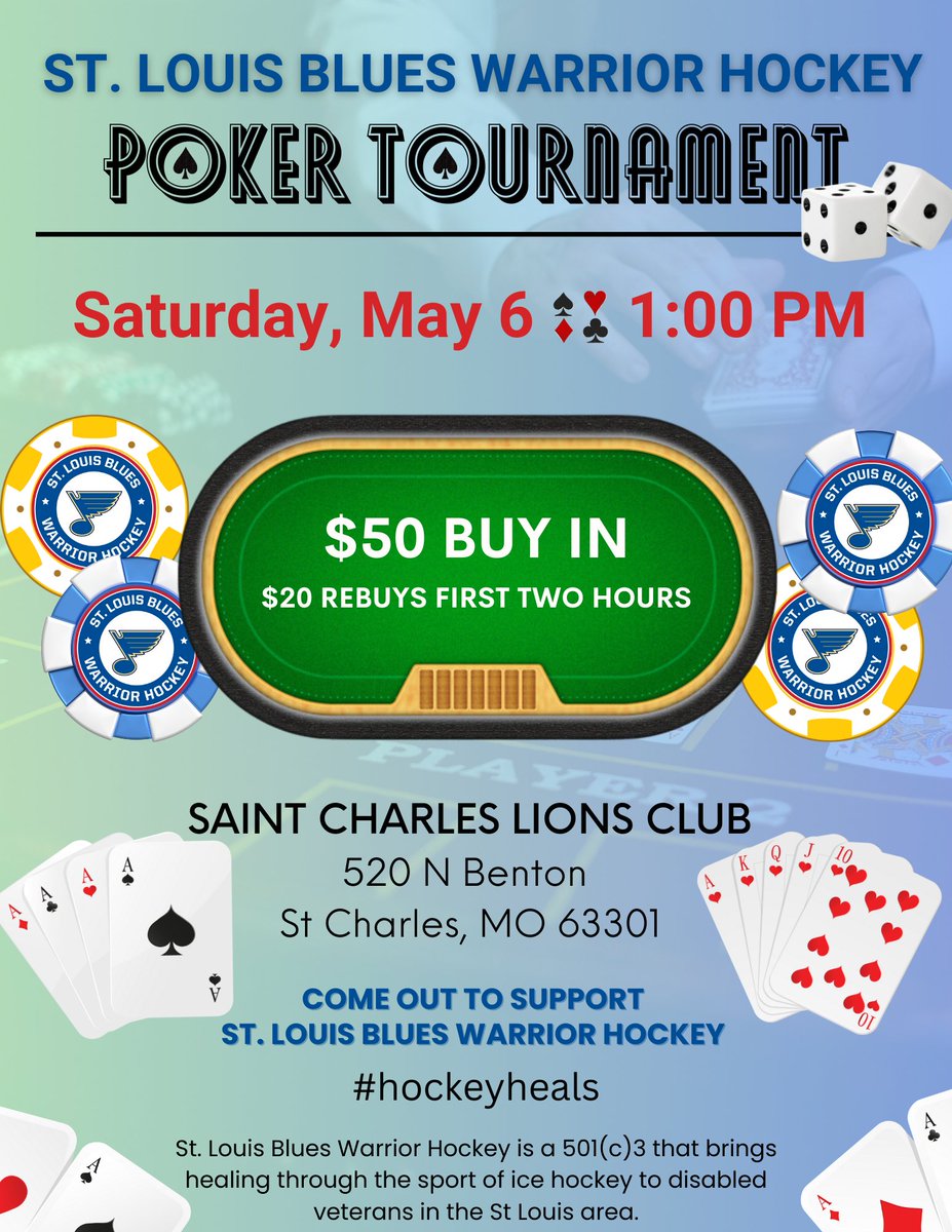 STLBluesWarrior's tweet image. Show us your best poker face!