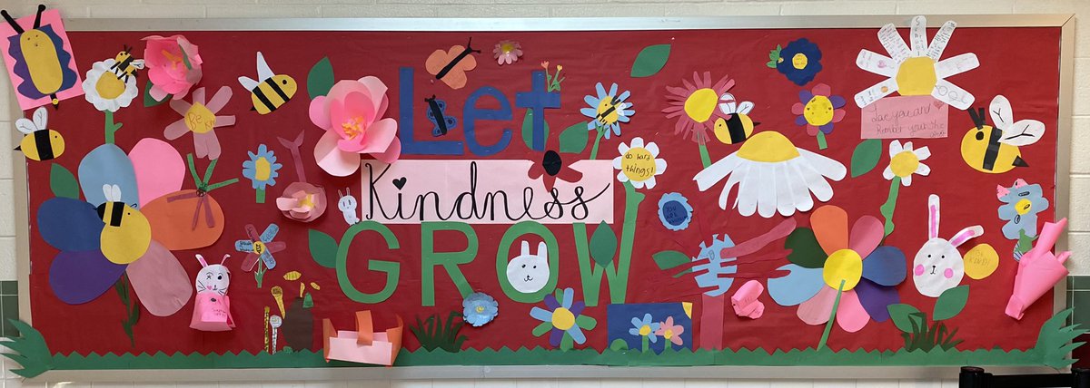 Ⓜ𝕚𝕤𝕤 Ⓗ𝕒𝕣𝕧𝕖𝕪 (@misslizharvey) on Twitter photo I can’t bee-lieve 🐝 our class bulletin board is up! We all made springy things 🌸 🐝 🐰 🌺 to celebrate the nice weather. Then we added kind words onto what we made to encourage everyone who sees it! ☀️💕🌻💐 <a href="/LittleRiverLCPS/">Little River ES</a> #letkindnessgrow I can’t bee-lieve 🐝 our class bulletin board is up! We all made springy things 🌸 🐝 🐰 🌺 to celebrate the nice weather. Then we added kind words onto what we made to encourage everyone who sees it! ☀️💕🌻💐 <a href="/LittleRiverLCPS/">Little River ES</a> #letkindnessgrow