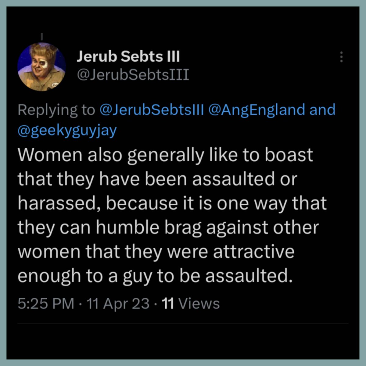 I'll take, "What does a r*pe apologist say" for $500, Alex.