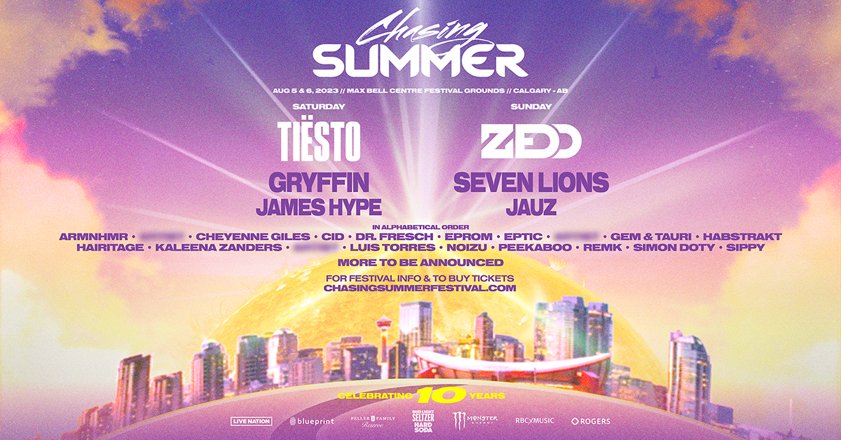 Chasing Summer lineup