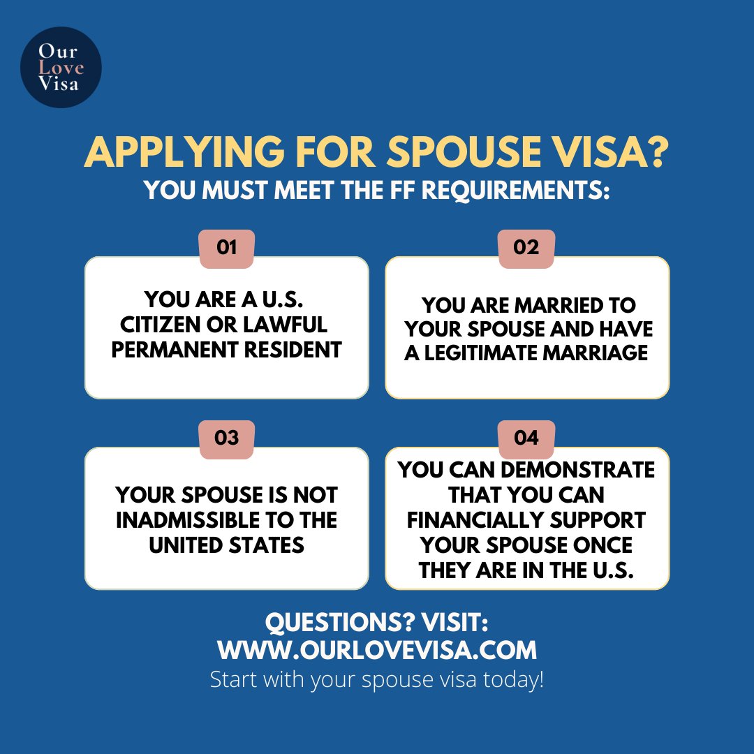 OurLoveVisa's tweet photo. Applying for a spouse visa? 
For more info about spouse visa, click the link in our bio. https://t.co/N1fIGiVdRR