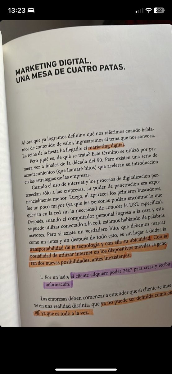 MarcoNicolini's tweet image. Cada vez que me envían una foto de #SerDigital marcado, con apuntes me emociono… siempre fue el objetivo… vamos por el segundo!