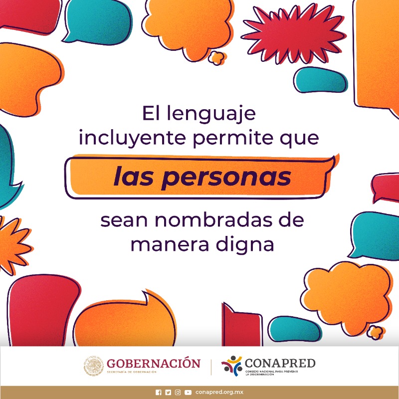 CONAPRED's tweet photo. El lenguaje incluyente nos permite respetar la dignidad y reconocer la identidad de las personas 🏳️‍⚧️🏳️‍🌈

#NadieAtrásNadieAfuera https://t.co/z6wI2NeVaS