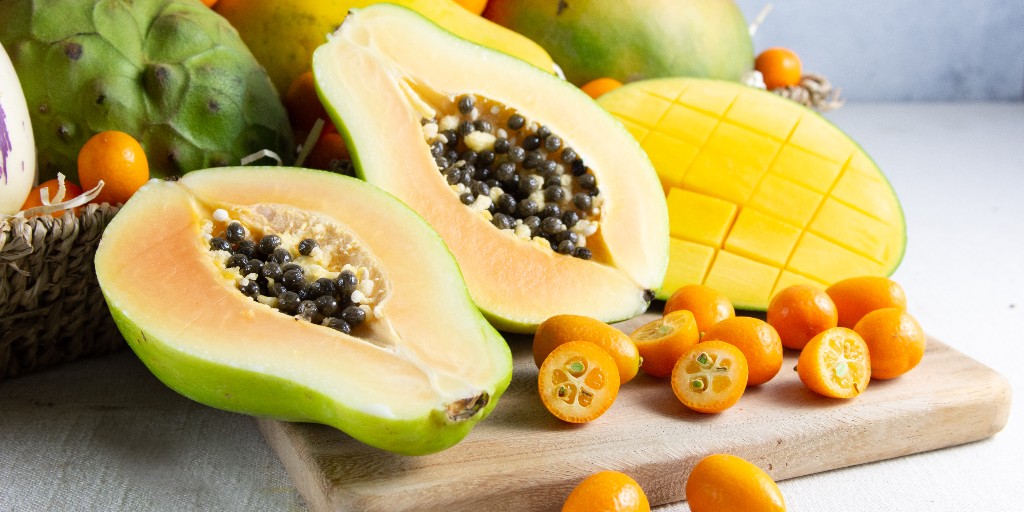 MelissasProduce's tweet photo. We still want to know the product you want us to giveaway, but one we do want to giveaway is...

🍍🍌The Tropical and Exotic Fruit Basket!

1. Like &amp; RT this post
2. Make sure you're following @melissasproduce
3. Comment your favorite tropical fruit using an emoji!

Good luck! https://t.co/ZzflS7W034