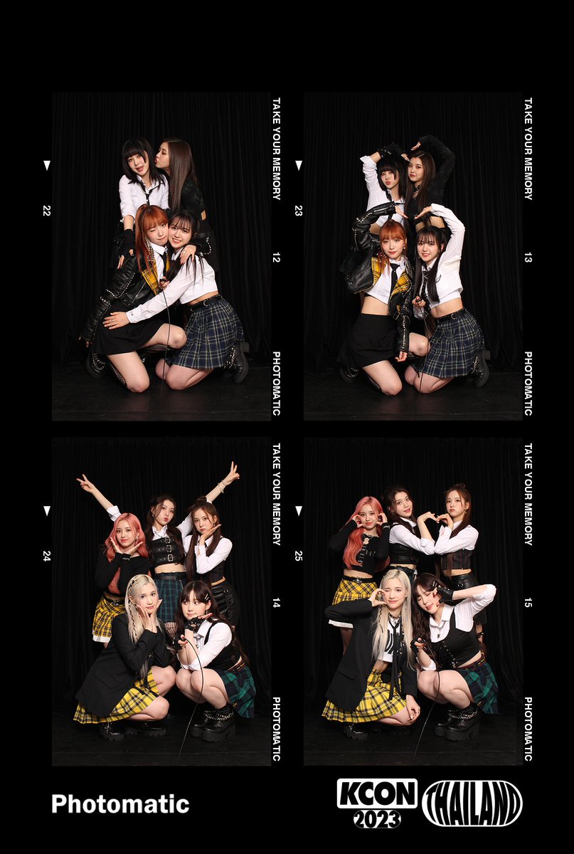 Get ready for a tropical adventure with Kep1er's special photo shoot with Photomatic! Check out their stunning black edition photos and don't forget to catch them at KCON2023THAILAND on March 18th-19th. Let's KCON together with Kep1er! 🌴📷✨🧡💚