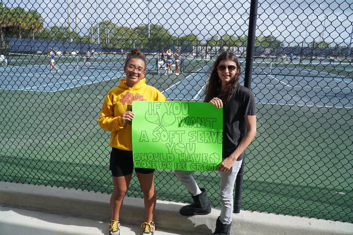 We hosted the District tournament for #tennis today 🎾 Our senior, Sidney, had a great showing. Good luck tomorrow! 💛💙🐾 #gobobcats @pbcsd @SommerPBCSD @licatap @AthleticBobcat