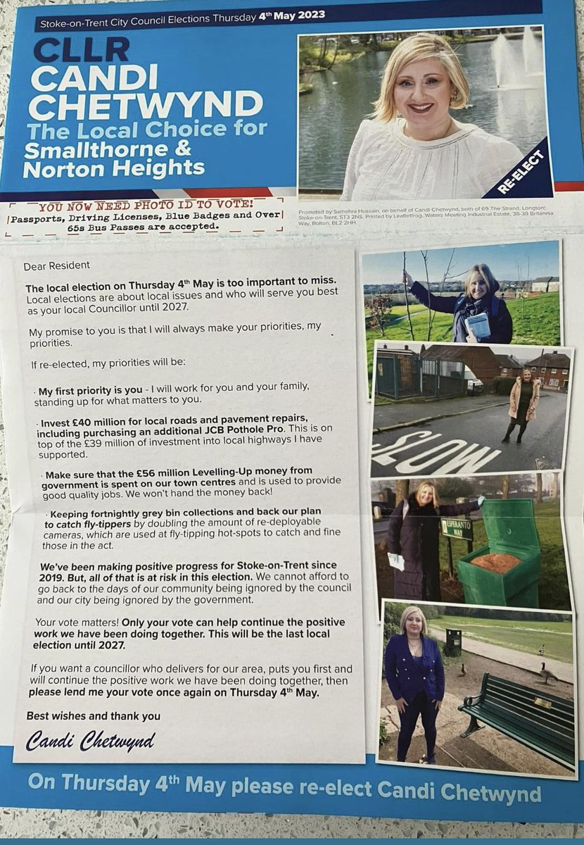StanDuck2's tweet photo. Can you believe someone from Congleton Cheshire says they are the local choice for Smallthorne in Stoke on Trent Staffordshire ? #notlocal #votelabour https://t.co/KlQqeqVA8y