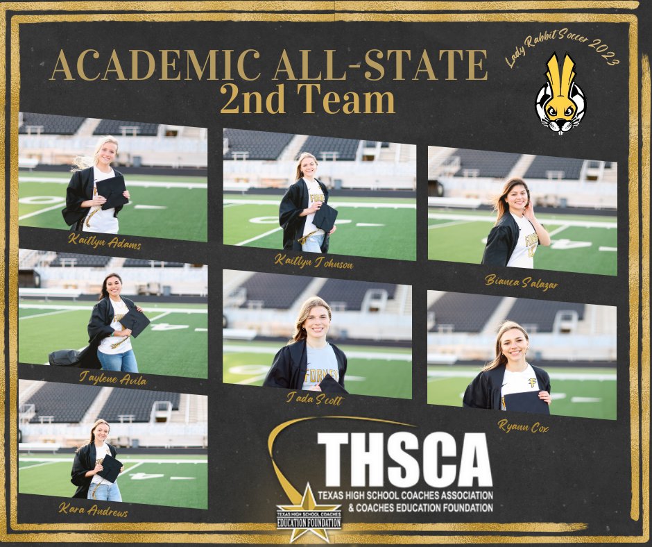 Congrats to the following for their 2023 THSCA Academic All-State Award from <a href="/THSCAcoaches/">THSCA</a>!
 - 2nd Team All-State @forneyisdathletics