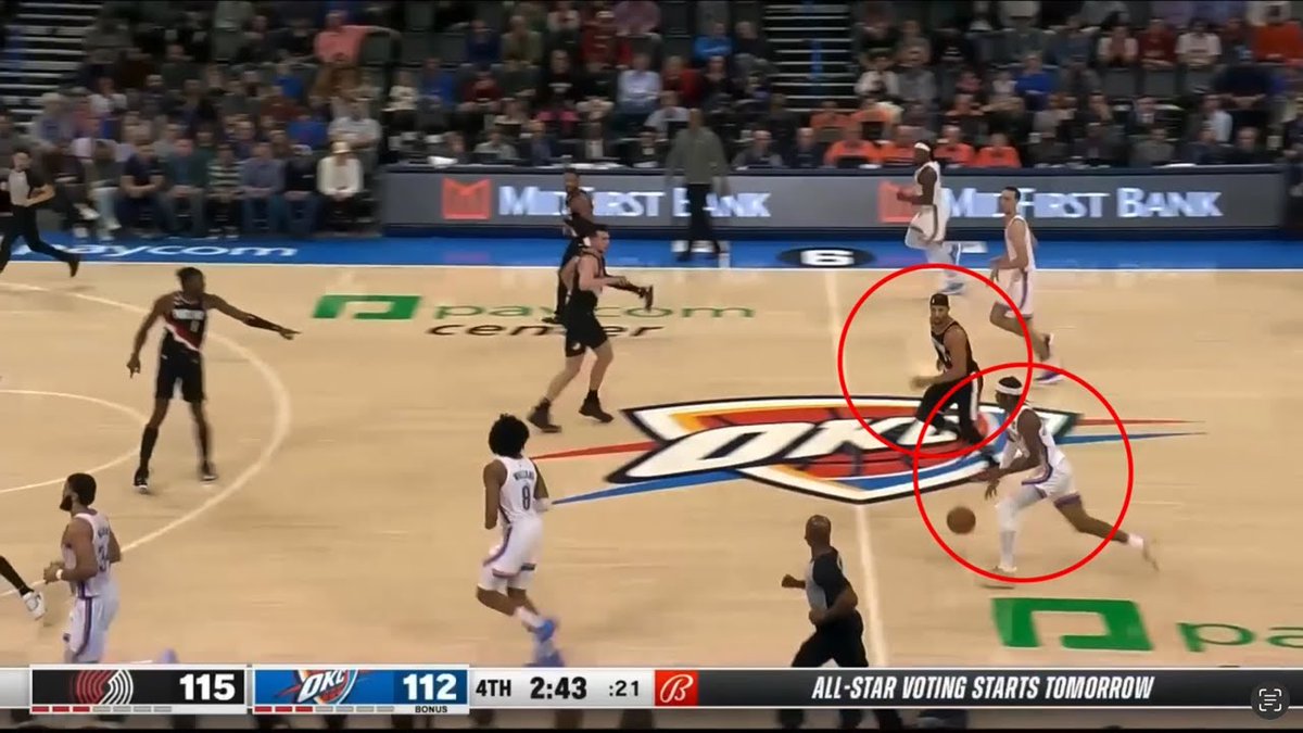 VIDEO:  TRAIL BLAZERS DEFENSIVE MISTAKES vs. THUNDER | December 19, 2022

CREATOR: Film Session 

LIKE IT - Support This NBA Creator

#Thunder #OKC #OklahomaCityThunder #Oklahoma #NBA #NBATwitter

https://t.co/mfa1gM3cwD https://t.co/yzuFWp8FFt