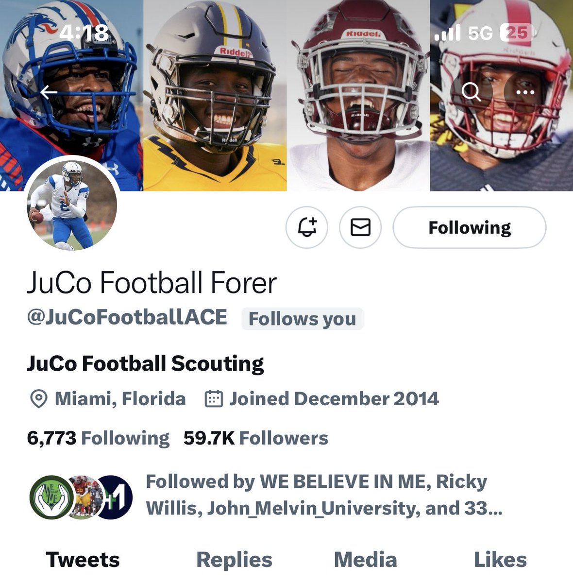 Presidenial6ix's tweet photo. Appreciate @JuCoFootballACE for the follow! LFG #JucoProduct #SummerGrad23 https://t.co/o3maKarkg9