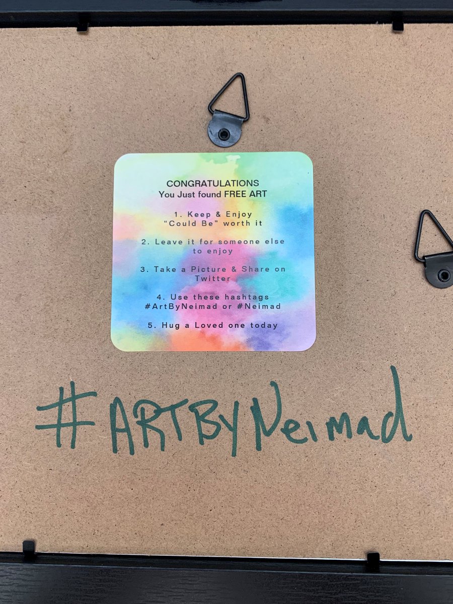 Town_of_Weston's tweet photo. A Town Employee was outside walking the Town Green, enjoying the beautiful weather on her lunch break and came across this gem that made her day!! Thank you to the artist who left this #Neimad https://t.co/qyfnaB3Rf5