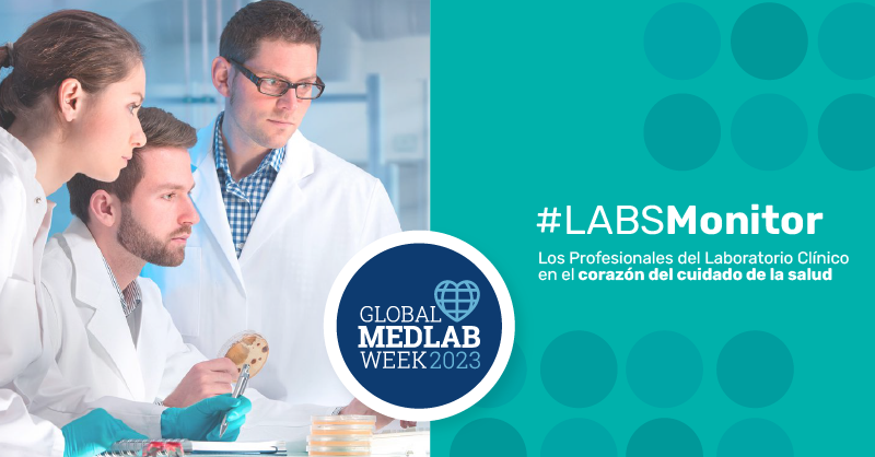 GMedLabWeek's tweet photo. #LABSMonitor Semana Bioquímica Mundial
Una semana de reconocimiento para todos los profesionales del laboratorio clínico.
Únete y seamos tendencia. Del 23 al 29 de Abril
#GlobalMedLabWeek
#SemanaBioquimicaMundial
#MEDLABS
#GMLW
#IFCC https://t.co/IflzgTRJb8