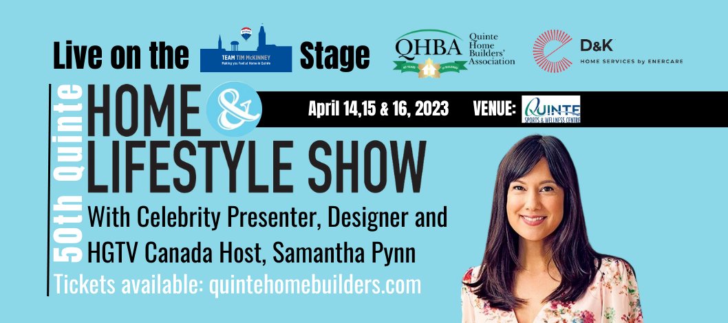 The 50th Annual Quinte Home &amp; Lifestyle Show is this weekend! Our weekly newsletter is on pause this week, but we'll be back soon with the latest industry updates. #home #residentialconstruction #newsletter