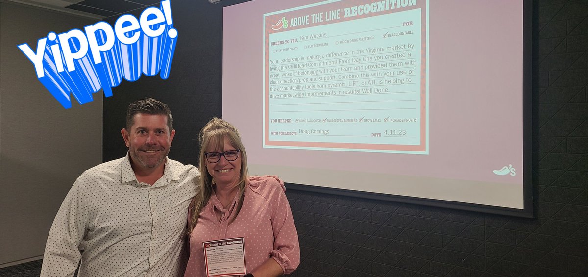 Tiffany Lemons (@twchilihead) on Twitter photo Cheers to you Kim Watkins with Focused Recognition from <a href="/dougcomings/">doug comings</a> at #ChilisLEAD #ChilisLove Cheers to you Kim Watkins with Focused Recognition from <a href="/dougcomings/">doug comings</a> at #ChilisLEAD #ChilisLove