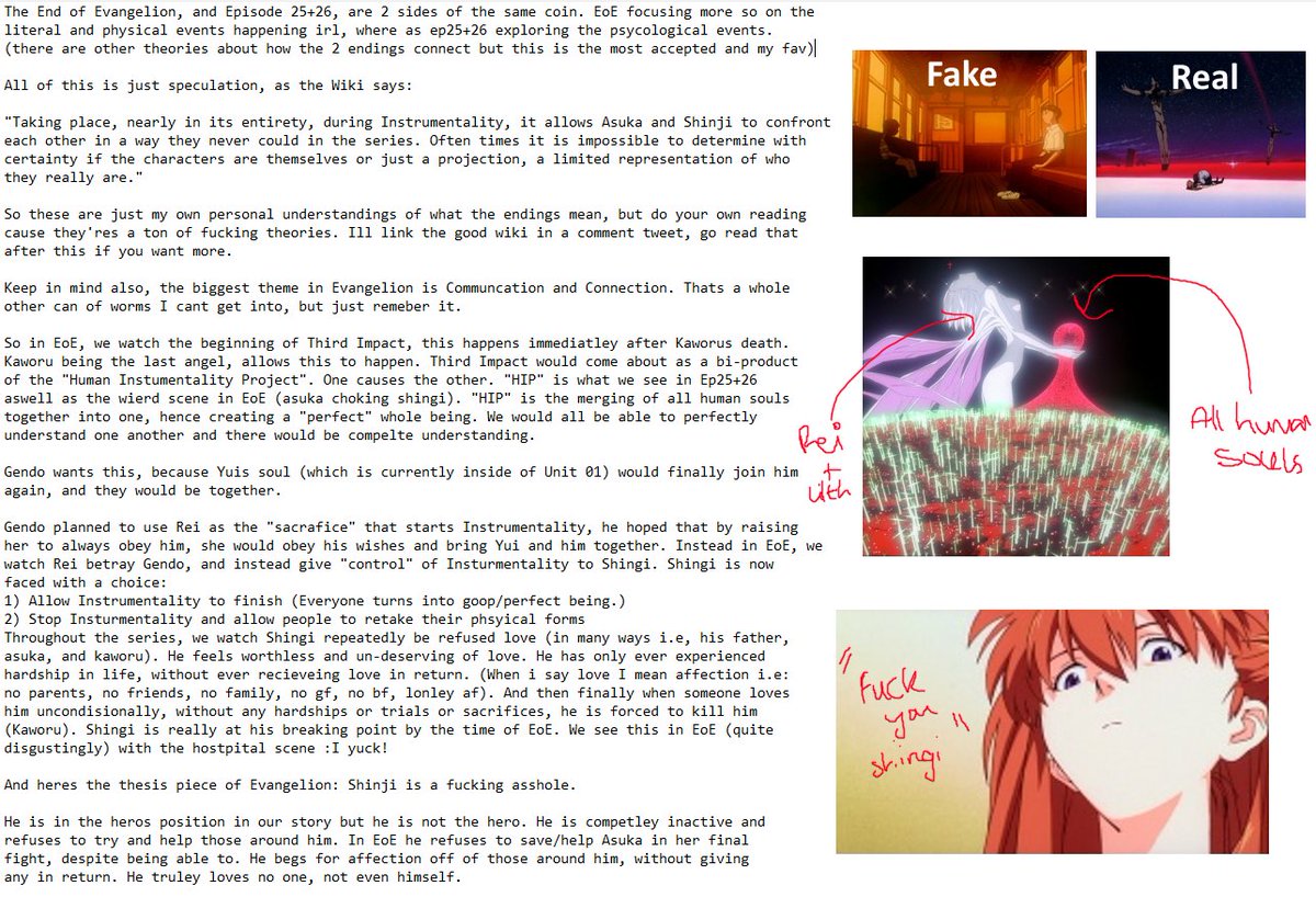 51Ceiling's tweet photo. @cariadgriffin @Useless_desk Why End of Evangelion makes complete sense : An Analysis of Shinji and Asuka Relationship, and their Final Confrontation. https://t.co/bKF7O2lUmW