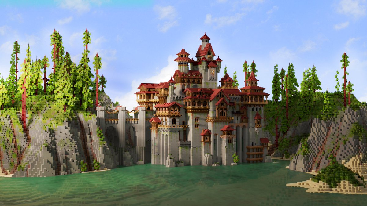 Hi 👋
Here’s a castle one of our members built for a team project 🏰
Hope you like it ! 

#build #minecraft #castle #minecraft建築コミュ