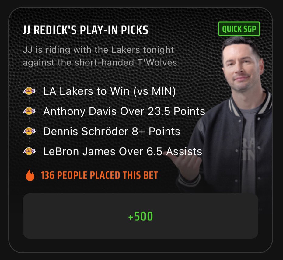 Jj Redick On Twitter I M With Bron And The Lakers Tonight Against Jj Redick On Twitter I M With Bron And The Lakers Tonight Against