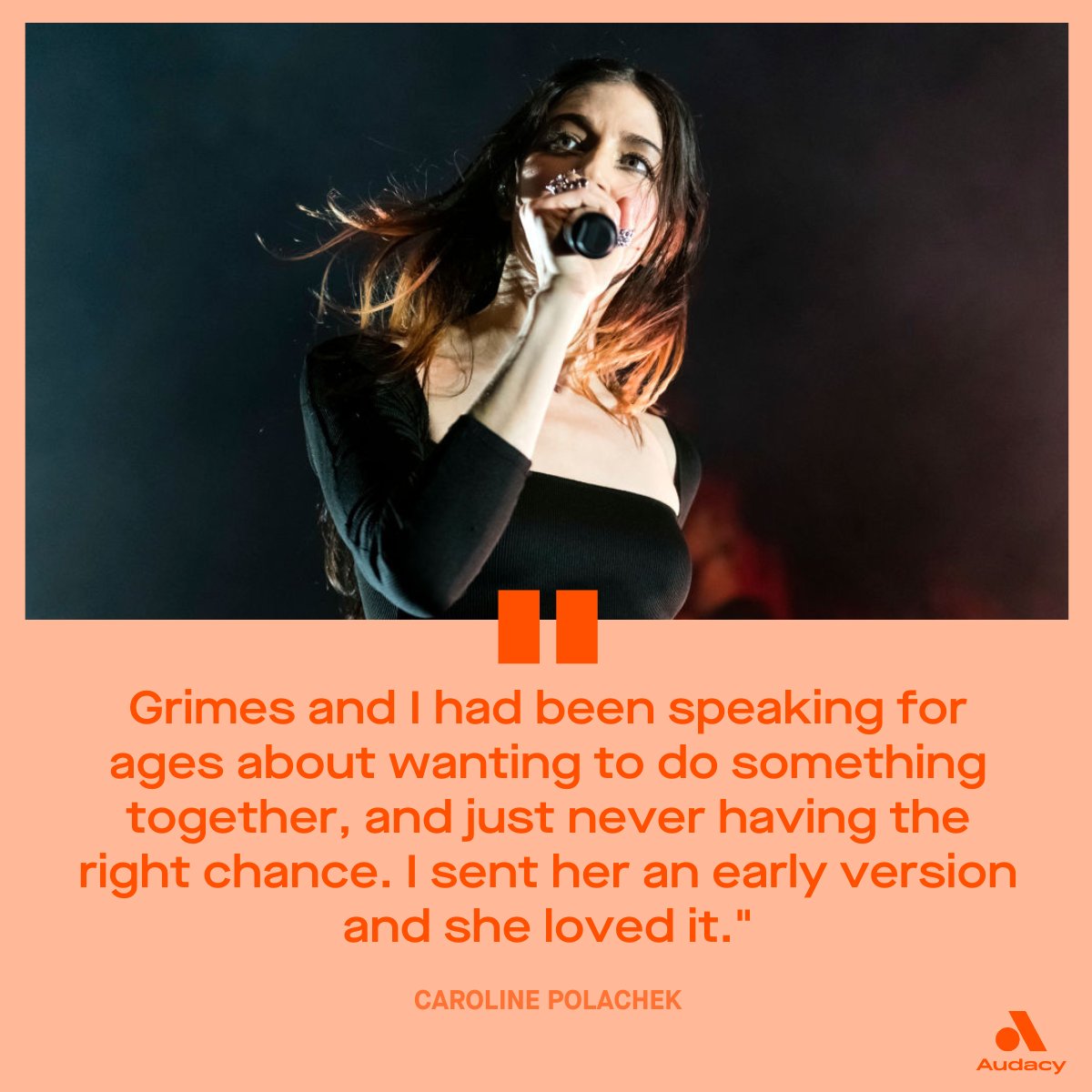 Audacy's tweet photo. .@carolineplz shared with @kroq's @MeganHoliday how she snagged @Grimezsz + @didoofficial on her latest track #FlyToYou 🎵🎤
➡️ Read more: https://t.co/drBW1ZESxC https://t.co/Ttn5FCAJ7K