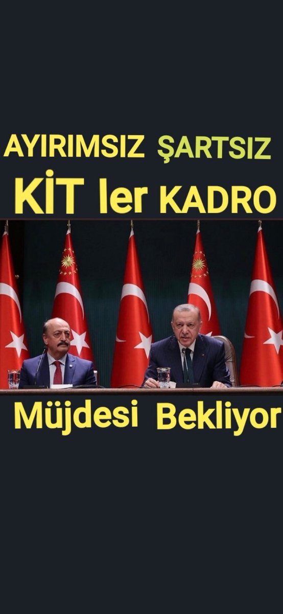 #HelallikİçinKitlereKadro kitlerin dosyası tamam demiştiniz <a href="/RTErdogan/">Recep Tayyip Erdoğan</a> <a href="/vedatbilgn/">Vedat Bilgin</a>