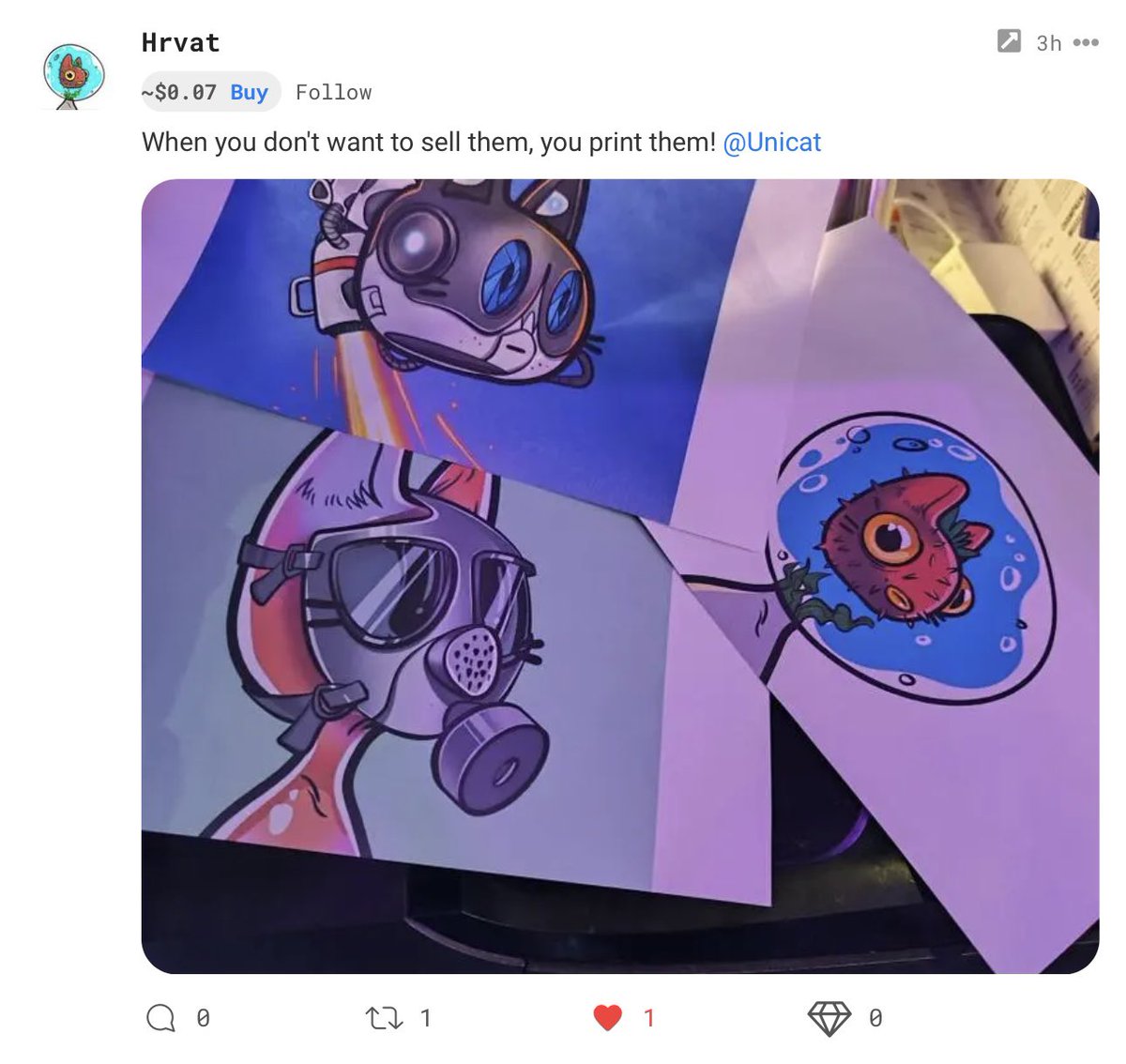 Unicat tweet media