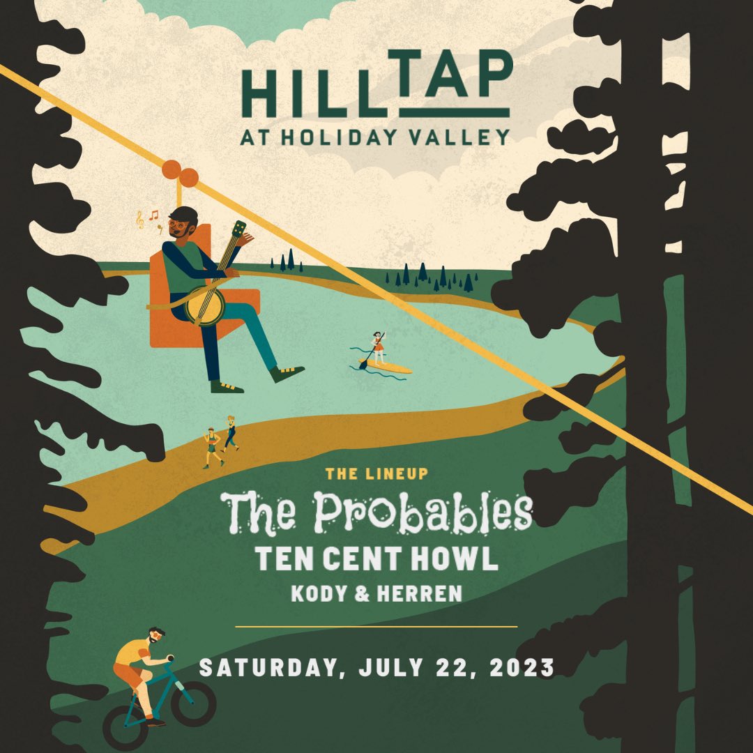 We're thrilled to announce the 3rd annual HillTAP Festival Sat. July 22nd at Holiday Valley. This full-day event invites guests to experience the natural beauty of Spruce Lake combined with music, food, drink, and outdoor recreation. Get tickets at hilltapfestival.com