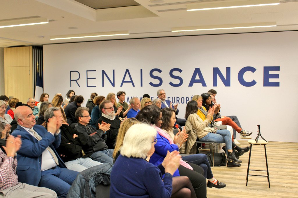 Aux côtés ce soir de nos militants @75_renaissance pour échanger sur la démocratie participative et les conseils de quartiers autour de <a href="/CatherineIbled/">Catherine Ibled 🇫🇷🇪🇺</a>, <a href="/EdouardCivel/">Édouard Civel</a> et <a href="/JP_Plagnard/">Jean-Pierre Plagnard</a>.

#Renaissance #Paris