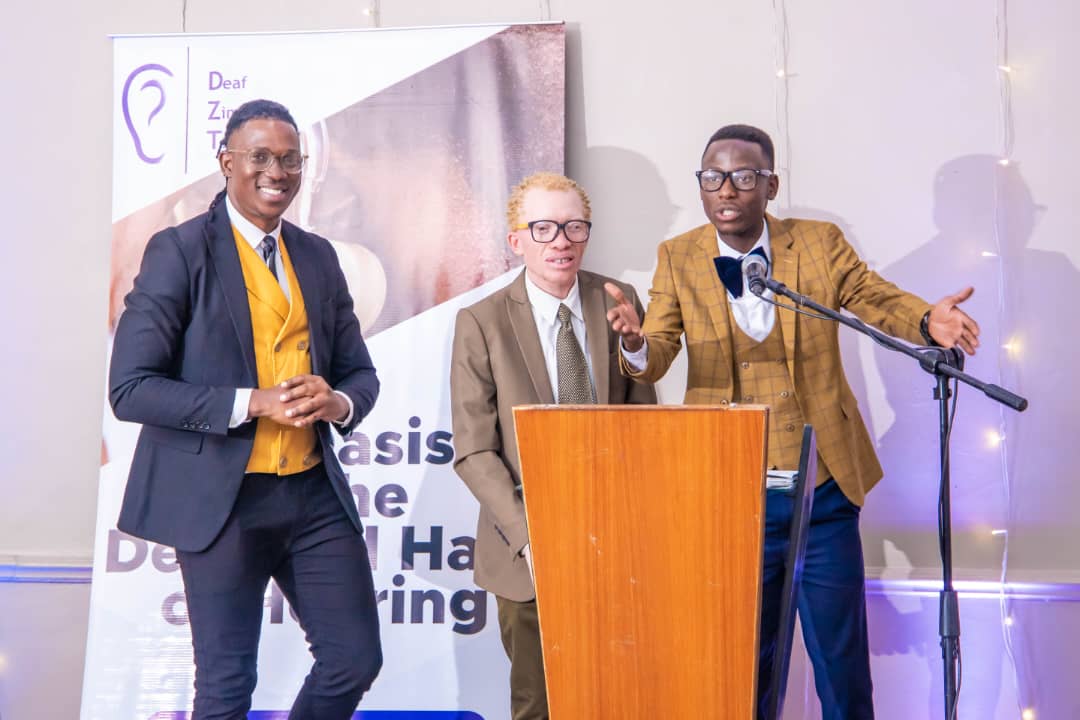 MarvinDeafModel's tweet photo. Hearty congratulations to Deaf Zimbabwe Trust on the occasion of the organization's 10th anniversary. I was honored to be a part of DZT's anniversary celebrations in Harare as Deaf MC. 

Congratulations Deaf Zimbabwe Trust on reaching this amazing milestone! https://t.co/oAJ1637n5r